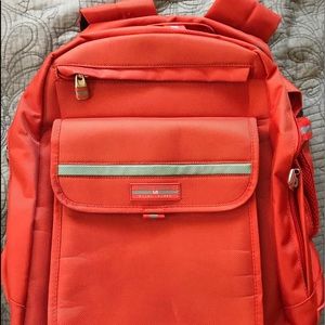 Large orange Ralph Lauren Polo Sport backpack